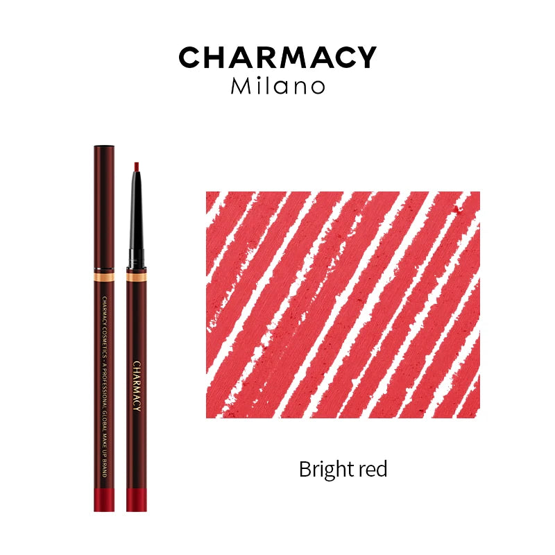 Red Lipliner Tint Lipstick Long-Lasting Waterproof Matte Lips Makeup Cosmetic Nude Lipliner Lipstick Pencil