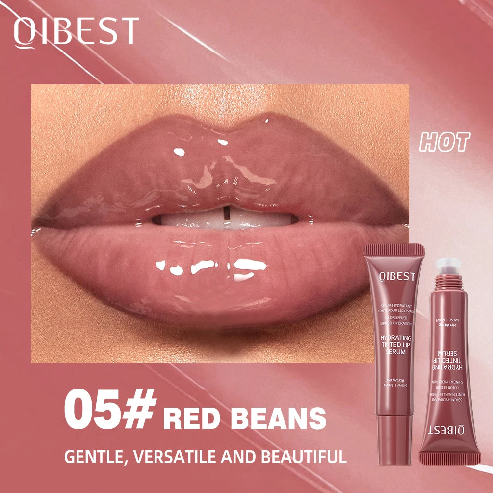 QIBEST Crystal Lip Balm Moisturizing Lip Gloss Oil Jelly Lipgloss Long Lasting Liquid Lipstick Hydrating Tinted Lip Serum Makeup - Lylamor.com