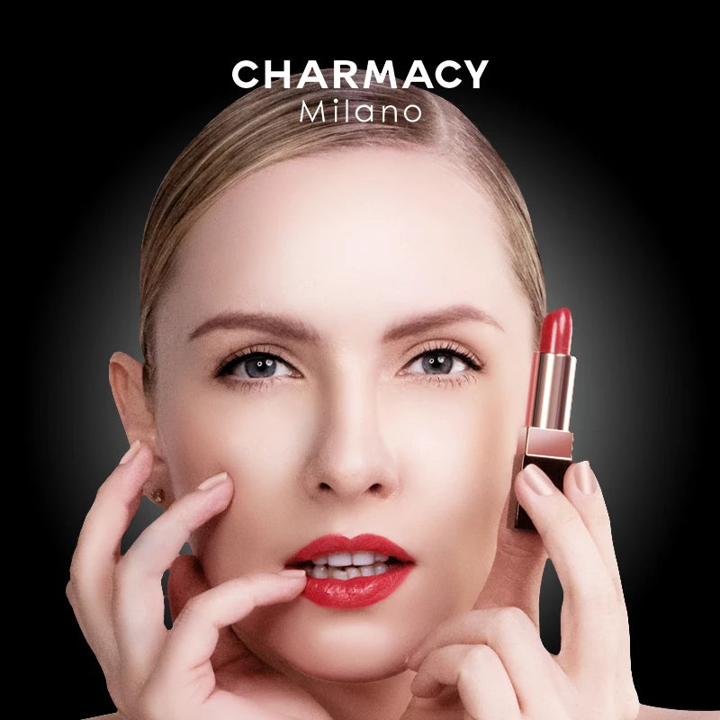 Charmacy Moisturizing Luxury Lipstick Velvet High Quality Shiny Professional Korean Makeup Cosmetic for Women - Lylamor.com