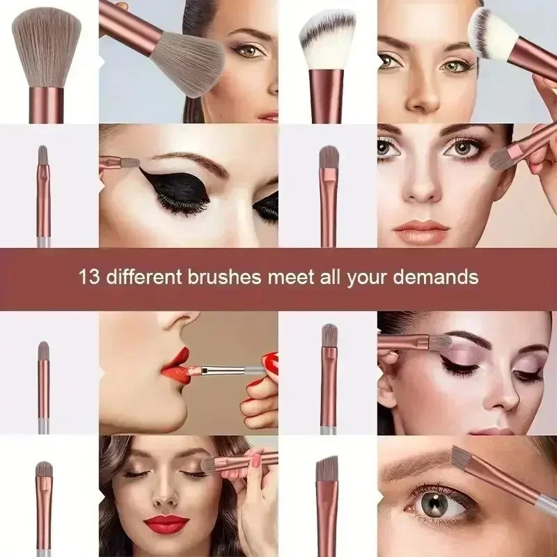 Professional Makeup Brush Set – Soft, Fluffy & Complete Beauty Tools - Lylamor.com