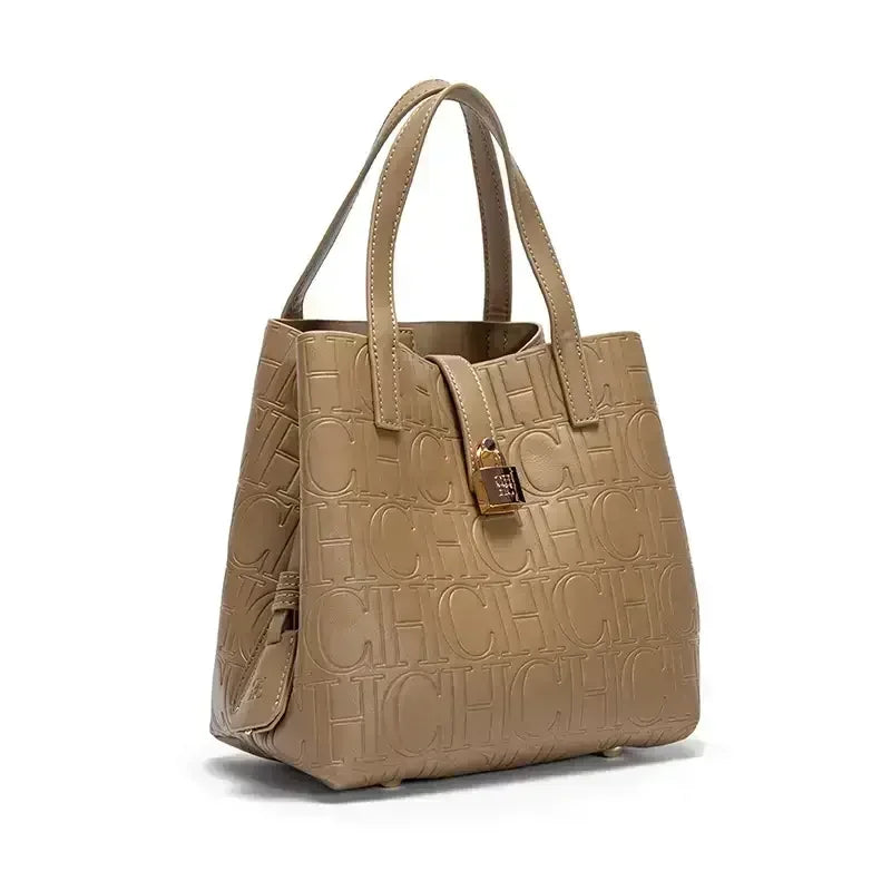 CH Bucket Bag – Large Capacity Luxury Handbag with Letter Element - Lylamor.com