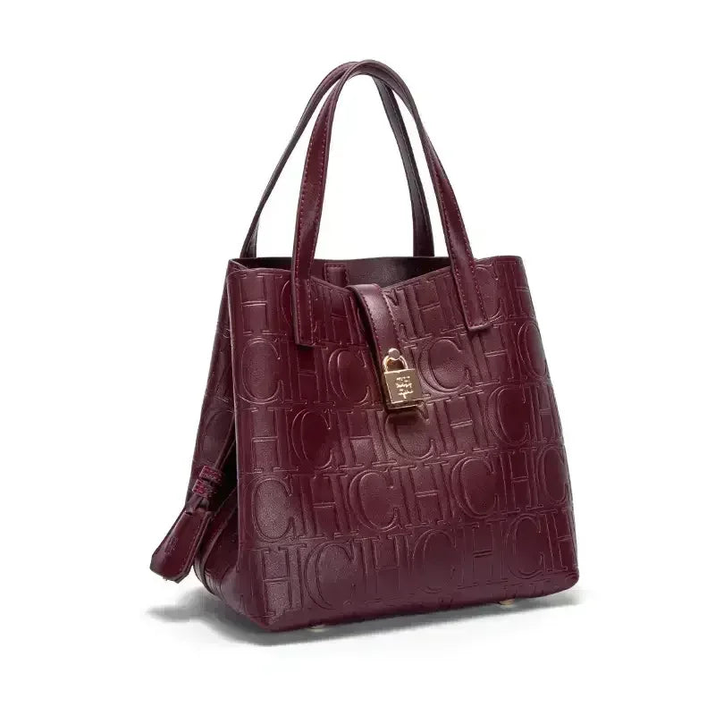 CH Bucket Bag – Large Capacity Luxury Handbag with Letter Element - Lylamor.com