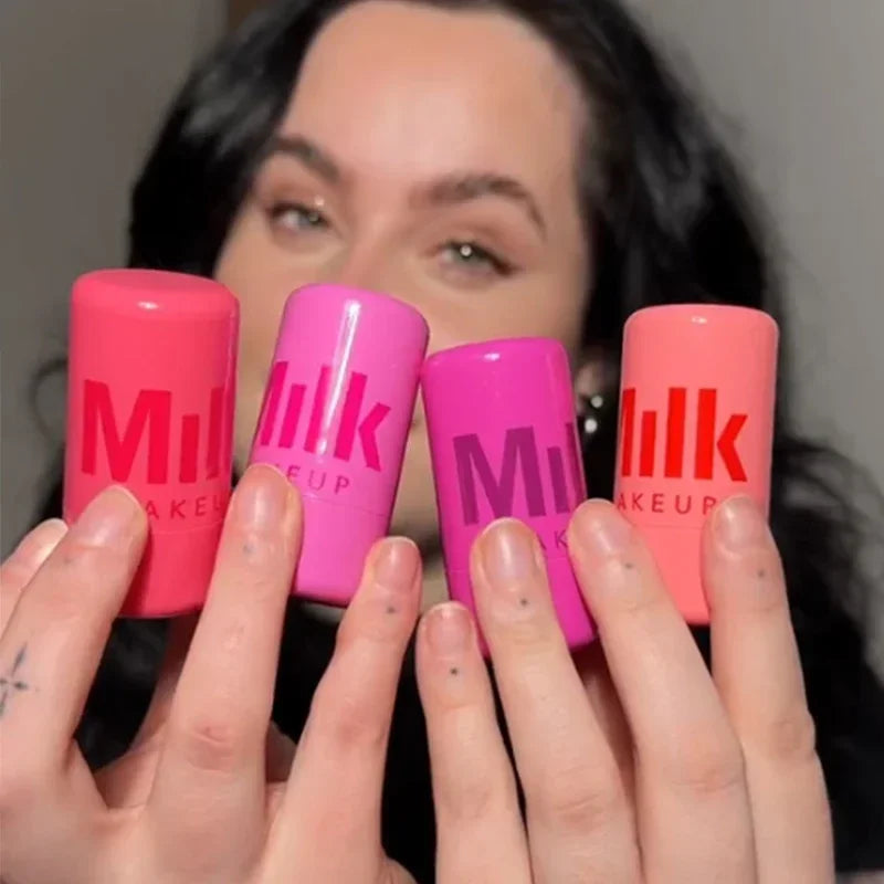 Original Milk Makeup Blush Stick Lip Tinted Cooling Water Jelly Tint Jelly Blush Stick Watercolor Multi-Use Matte Blush Makeup - Lylamor.com