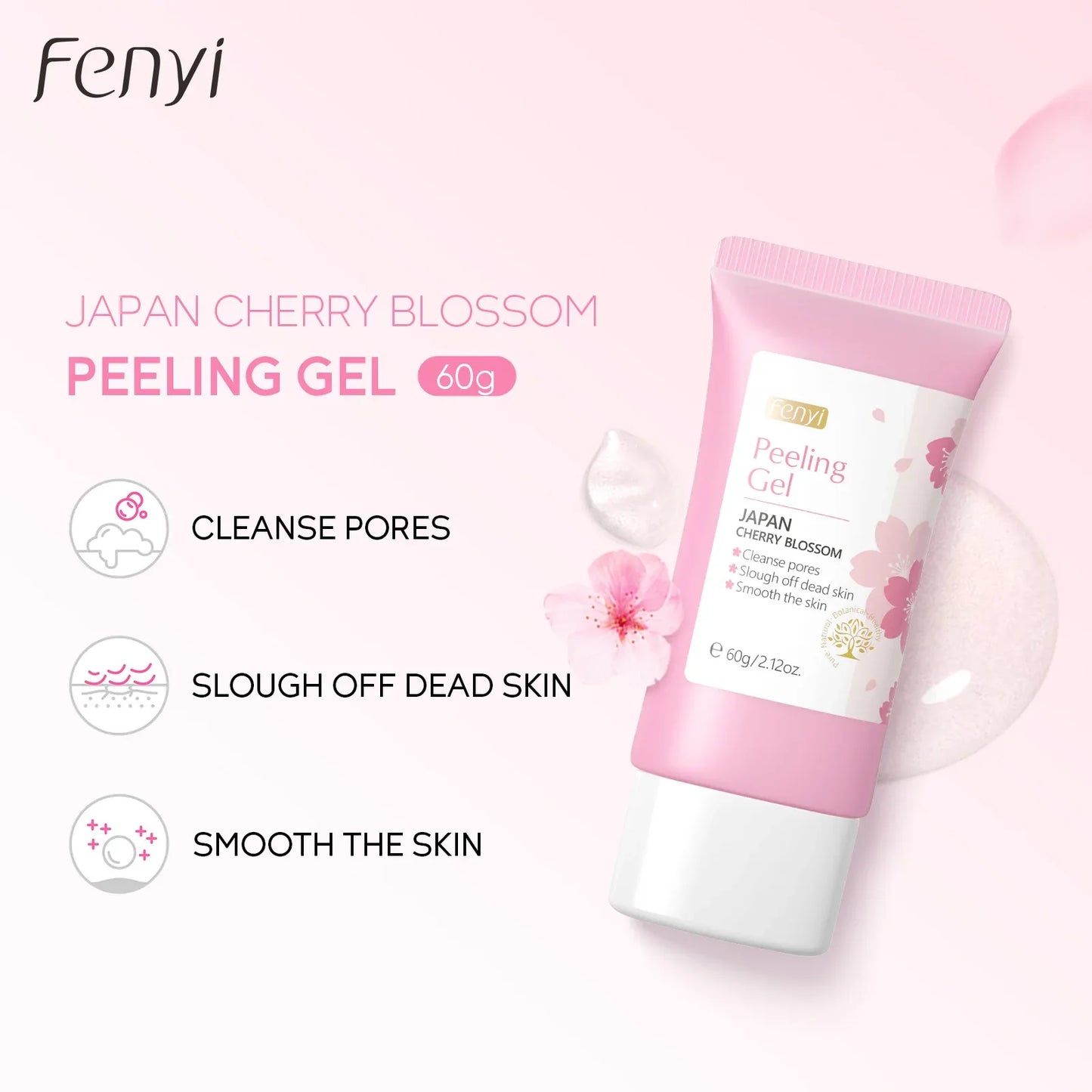 LAIKOU Deep Cleaning Exfoliating Gel | Whitening & Moisturizing Facial Scrub (60g) - Lylamor.com