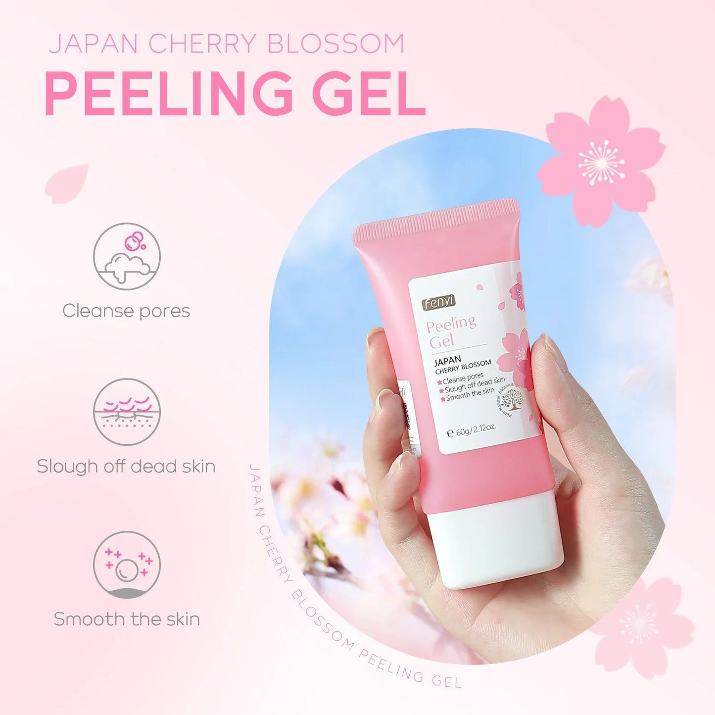 LAIKOU Deep Cleaning Exfoliating Gel | Whitening & Moisturizing Facial Scrub (60g) - Lylamor.com