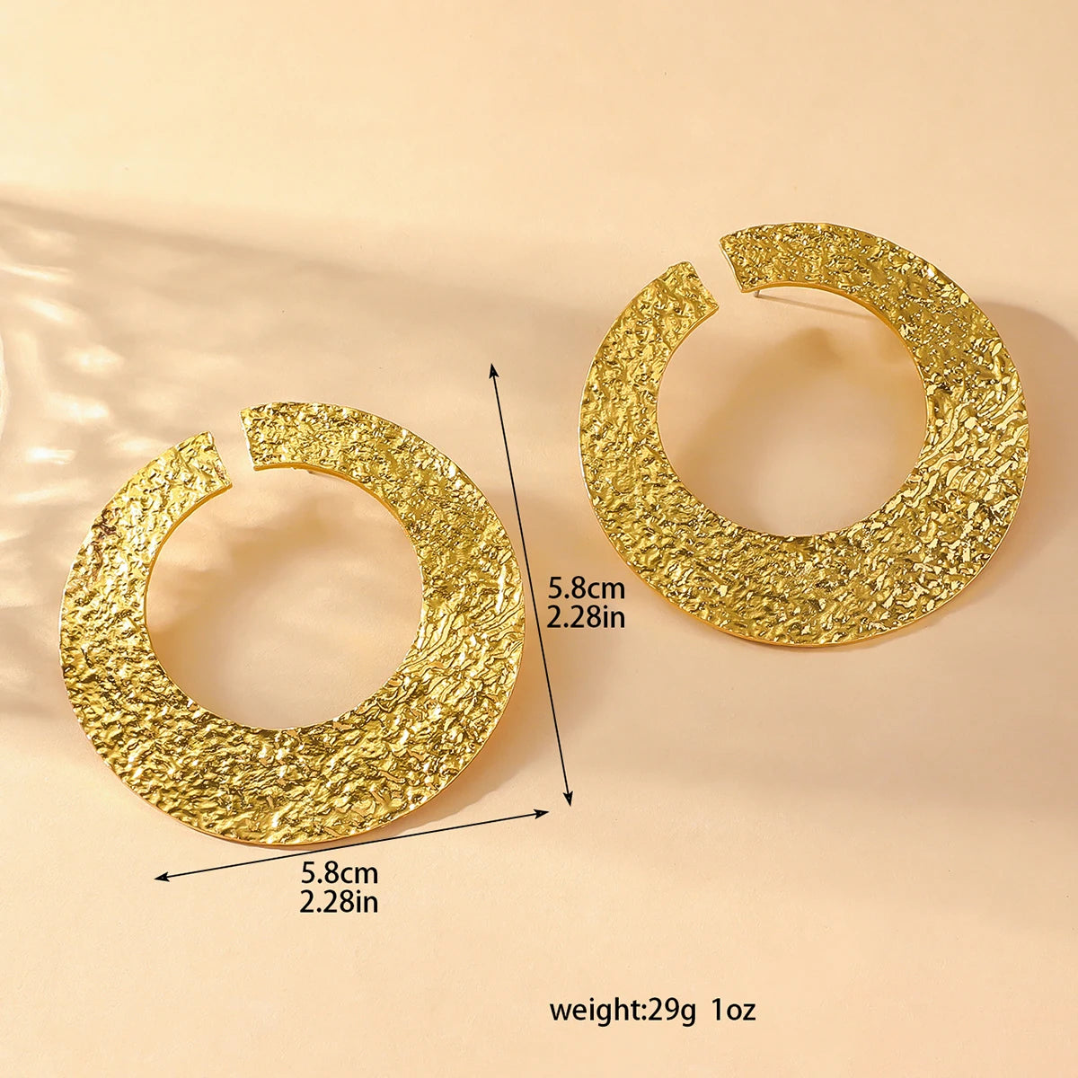 Retro Spiral Statement Earrings : Geometric Gold & Silver Party Jewelry for Women - Lylamor.com