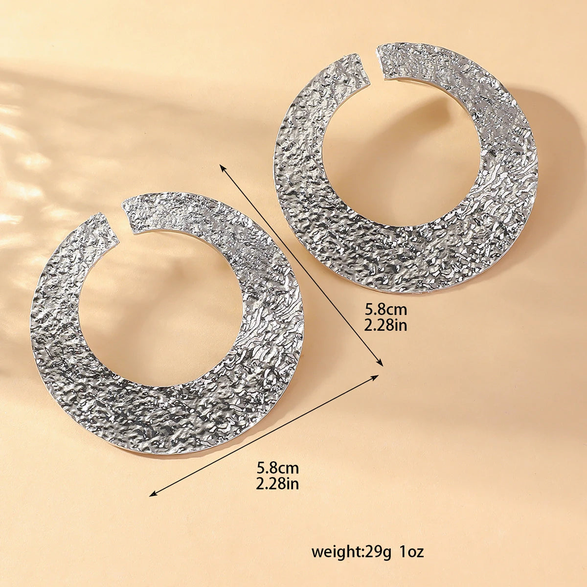 Retro Spiral Statement Earrings : Geometric Gold & Silver Party Jewelry for Women - Lylamor.com