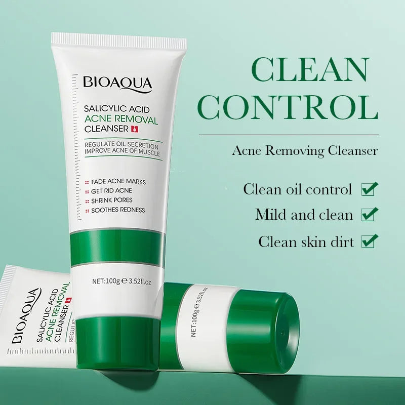 BIOAQUA Salicylic Acid Facial Cleanser | Acne Treatment & Oil Control Face Wash - Lylamor.com