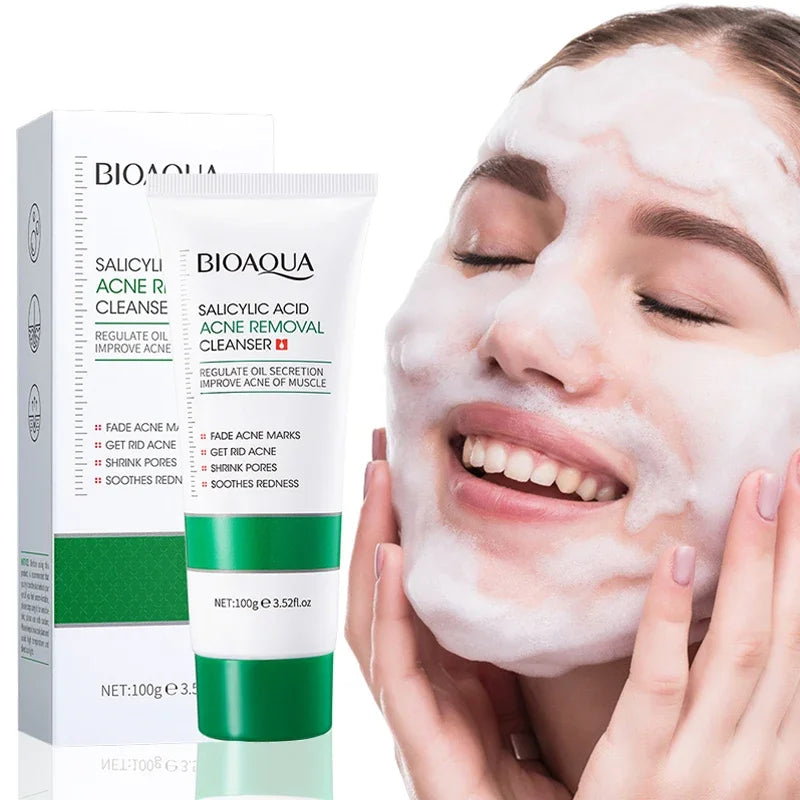 BIOAQUA Salicylic Acid Facial Cleanser | Acne Treatment & Oil Control Face Wash - Lylamor.com