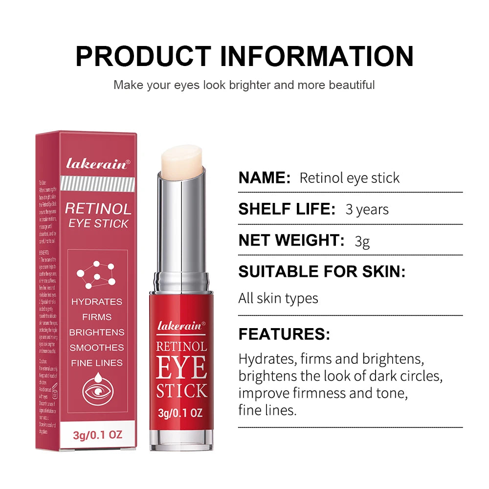 Retinol Eye Cream | Dark Circle Lightening & Firming Eye Serum Stick for Women - Lylamor.com
