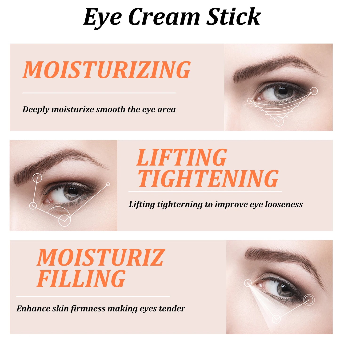 Snail Collagen Eye Cream Stick | Anti-Aging Treatment for Dark Circles & Puffiness - Lylamor.com