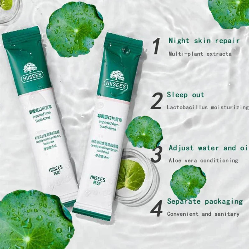 30PC Centella Collagen Sleeping Mask Set | Korean Anti-Wrinkle & Hydrating Night Treatment - Lylamor.com