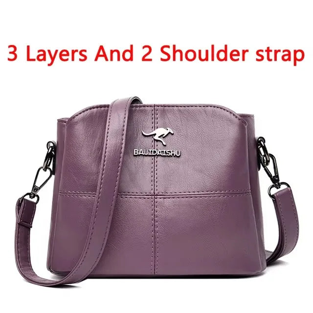 2025 Vintage Saddle Crossbody Bag – PU Leather Underarm Shoulder Bag for Women - Lylamor.com