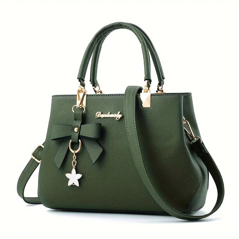 Elegant Bowknot Shoulder Bag - Multi-Compartment Handbag for Work, Parties & Daily Use - Lylamor.com