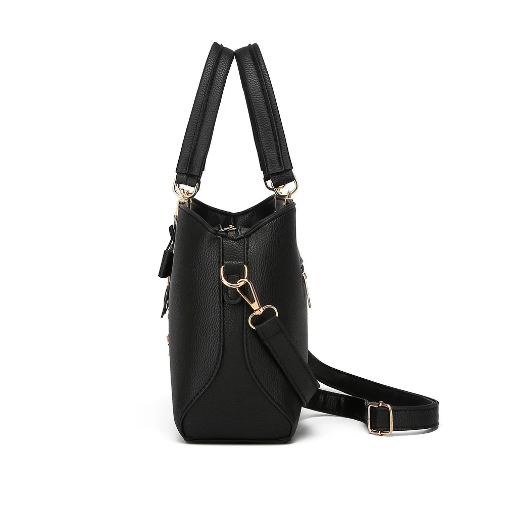Elegant Bowknot Shoulder Bag - Multi-Compartment Handbag for Work, Parties & Daily Use - Lylamor.com