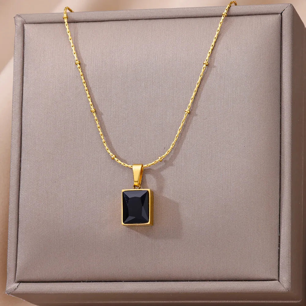 316L Stainless Steel Heart Necklace | Gothic Gold Layered Choker for Women & Girls - Lylamor.com
