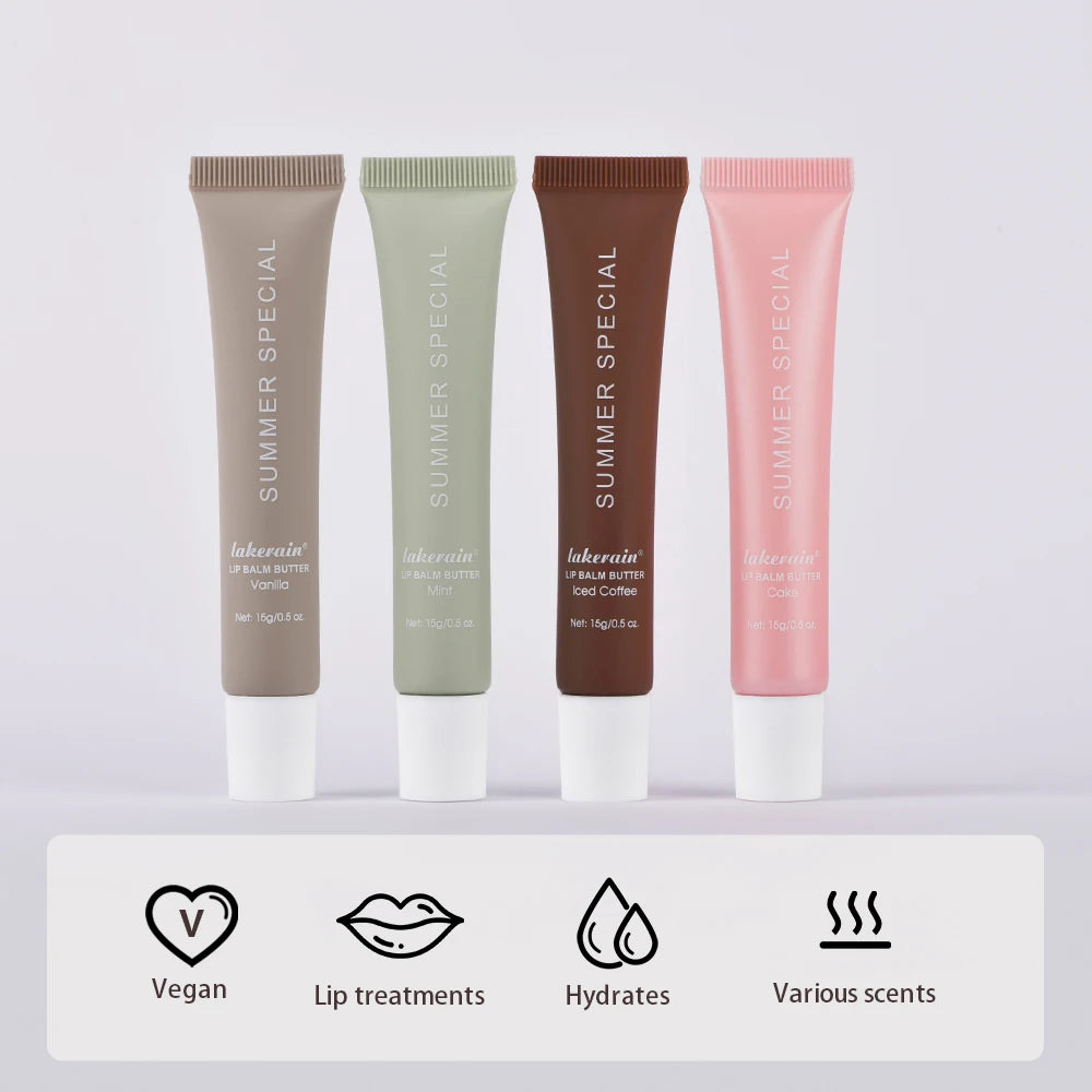 Summer Lip Balm Gloss | Moisturizing Vanilla Mint & Iced Coffee Lip Oil - Lylamor.com