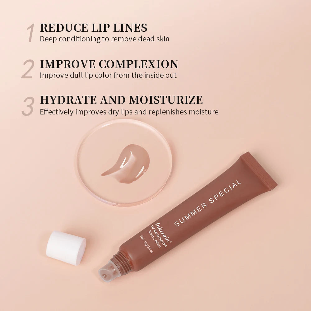 Summer Lip Balm Gloss | Moisturizing Vanilla Mint & Iced Coffee Lip Oil - Lylamor.com