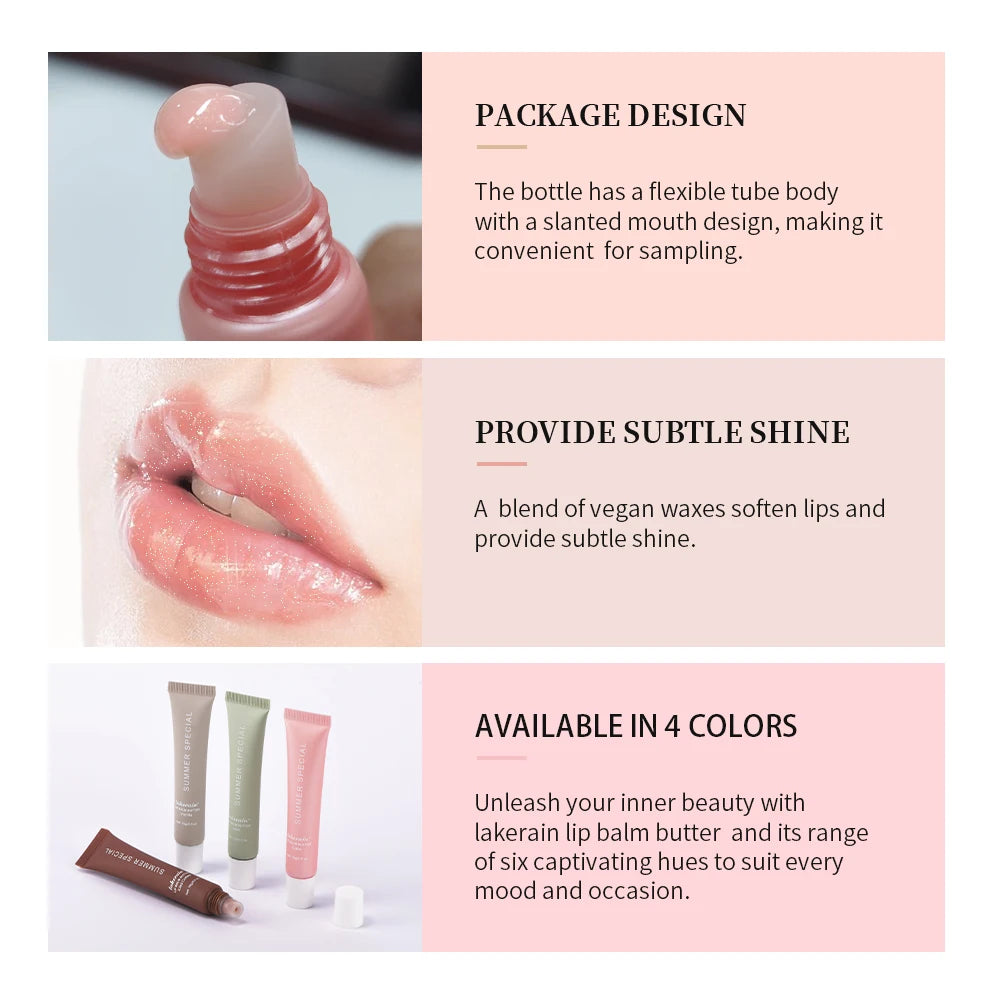 Summer Lip Balm Gloss | Moisturizing Vanilla Mint & Iced Coffee Lip Oil - Lylamor.com