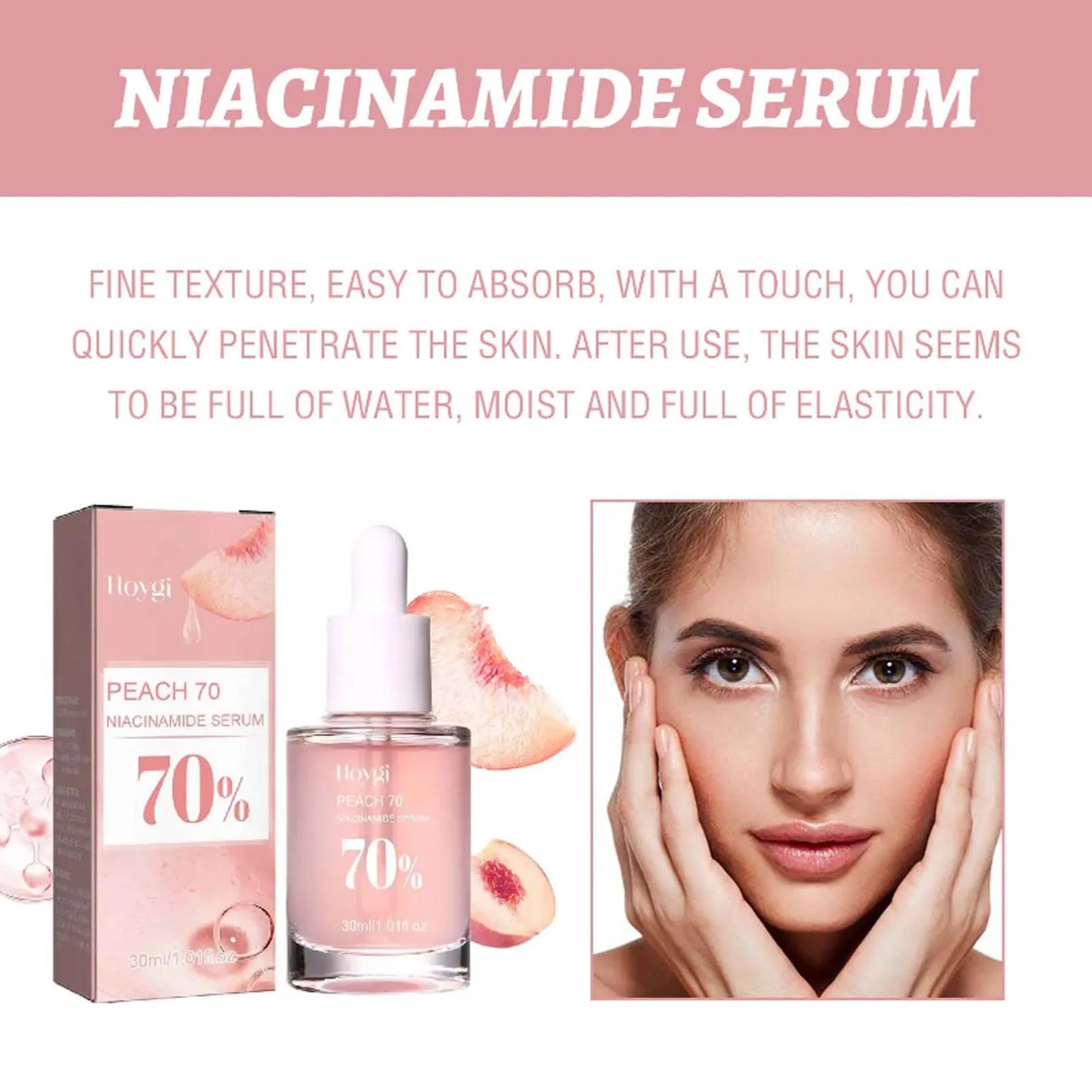 70% Niacinamide Facial Serum-Dark Spot Corrector & Pore Minimizing Treatment - Lylamor.com