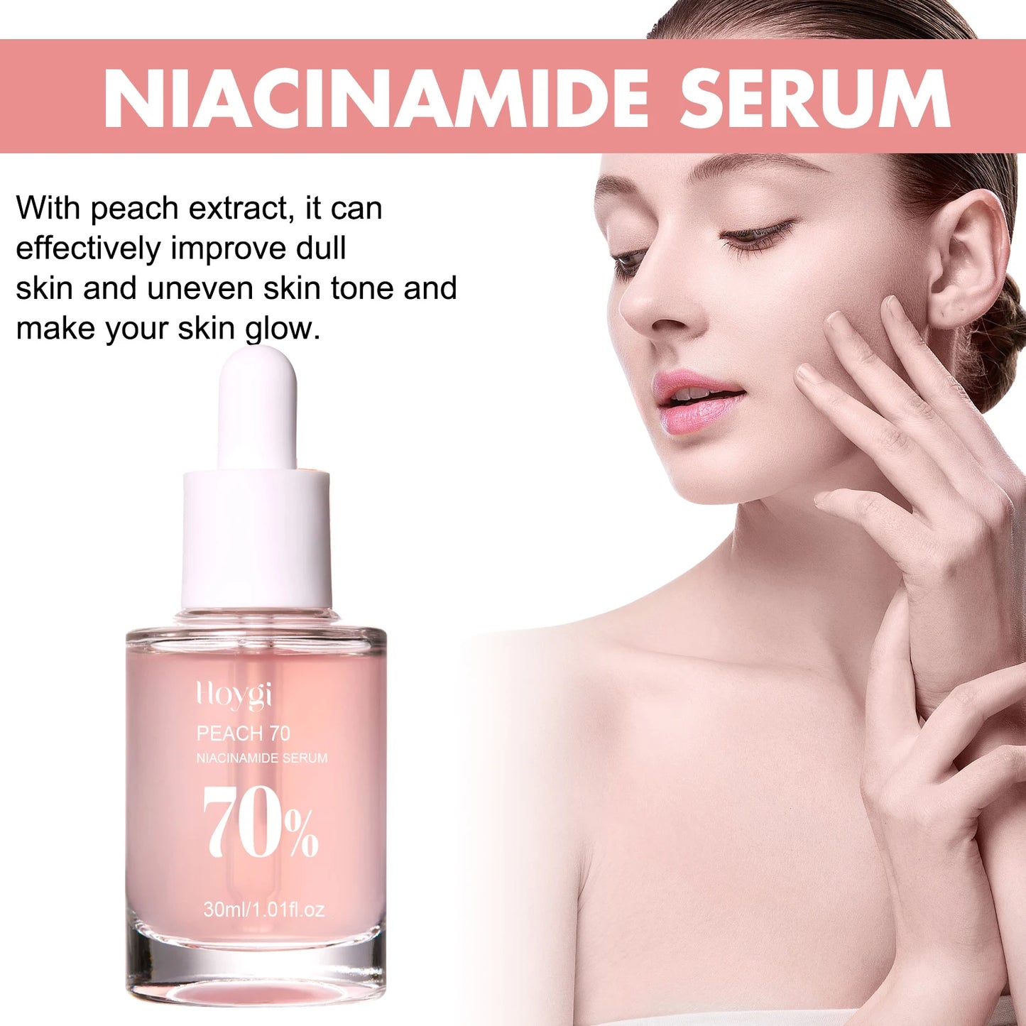 70% Niacinamide Facial Serum-Dark Spot Corrector & Pore Minimizing Treatment - Lylamor.com