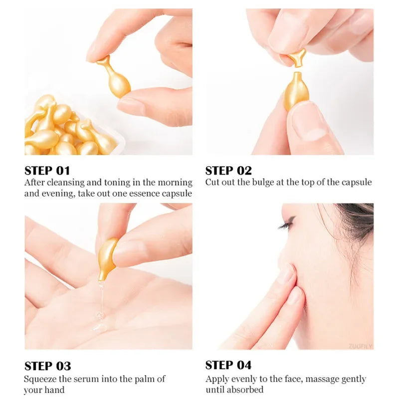 Hyaluronic Acid Serum Capsules | Acne Spot Treatment & Anti-Wrinkle Brightening Serum - Lylamor.com