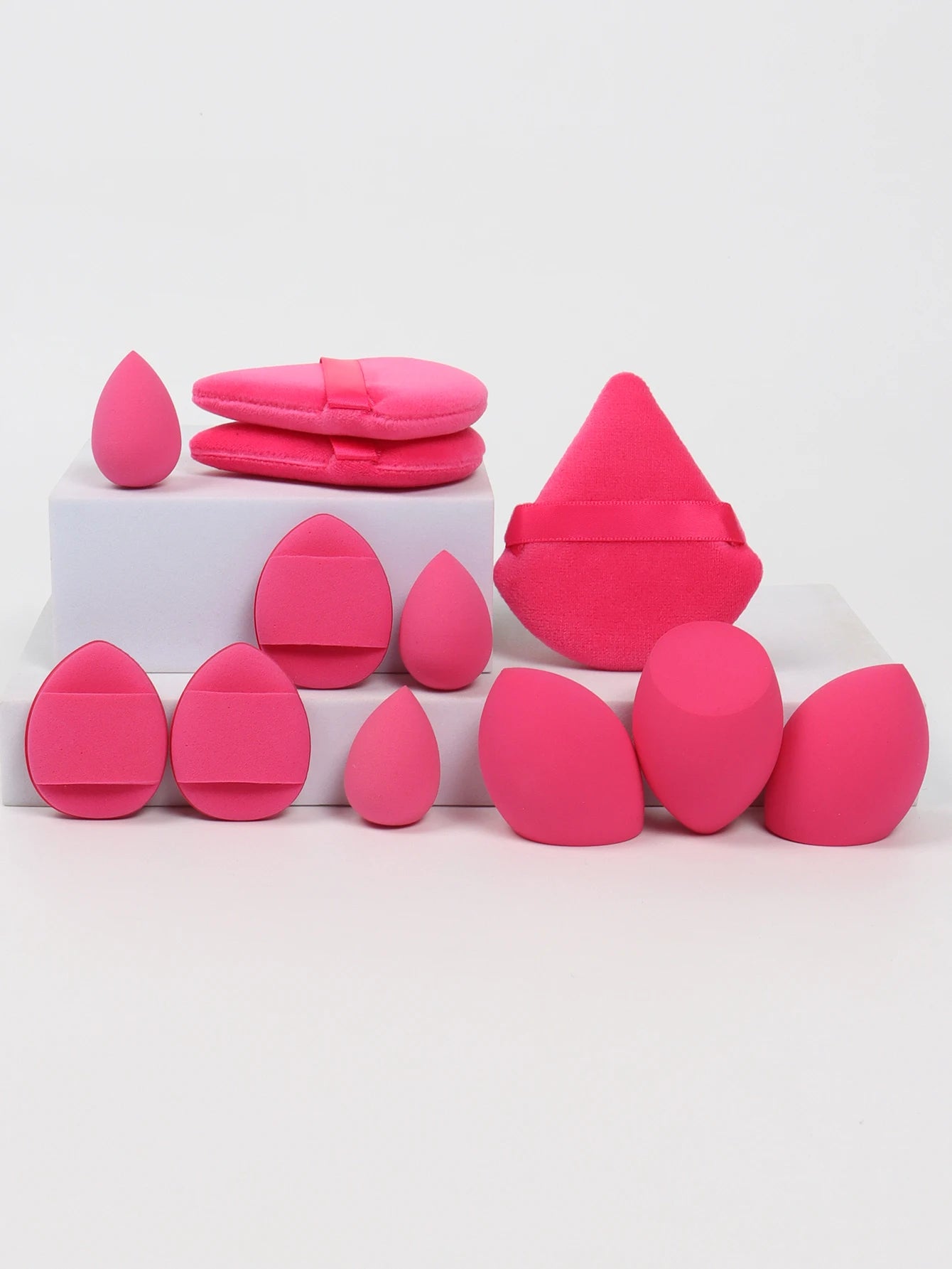 12-Piece Makeup Sponge Set – Multi-Use Beauty Blenders & Powder Puffs - Lylamor.com