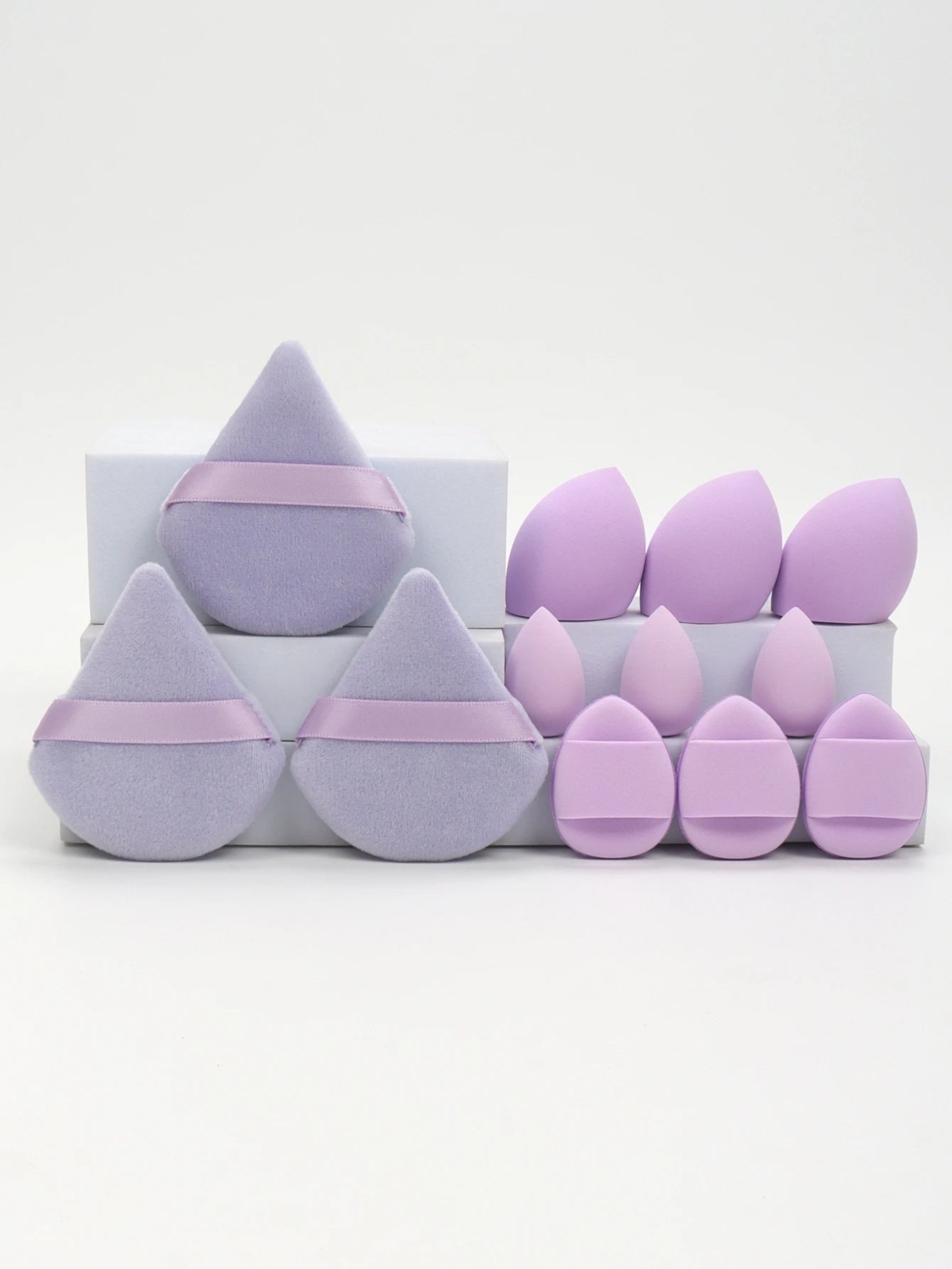 12-Piece Makeup Sponge Set – Multi-Use Beauty Blenders & Powder Puffs - Lylamor.com
