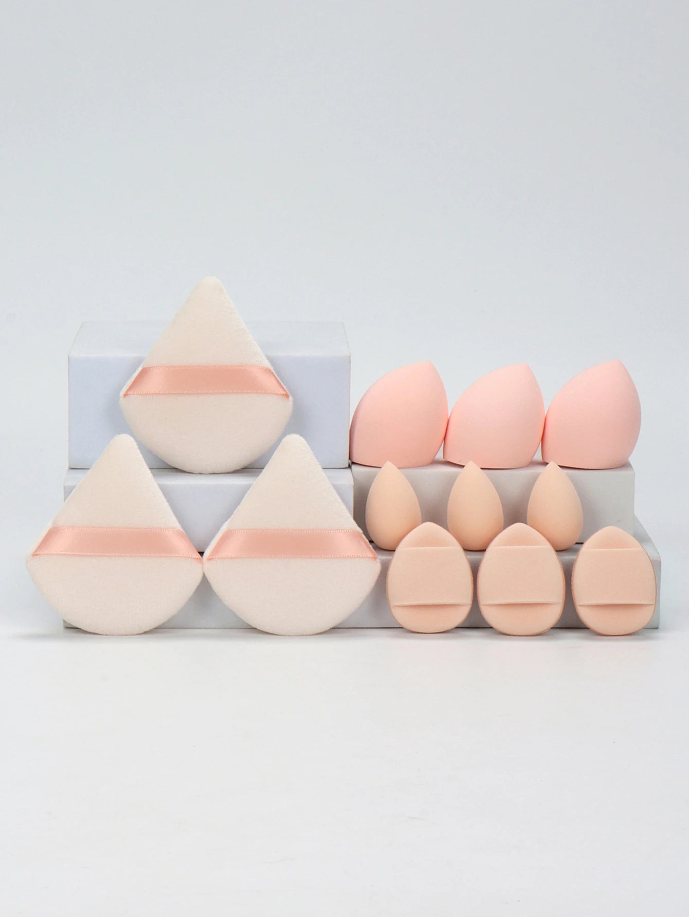 12-Piece Makeup Sponge Set – Multi-Use Beauty Blenders & Powder Puffs - Lylamor.com