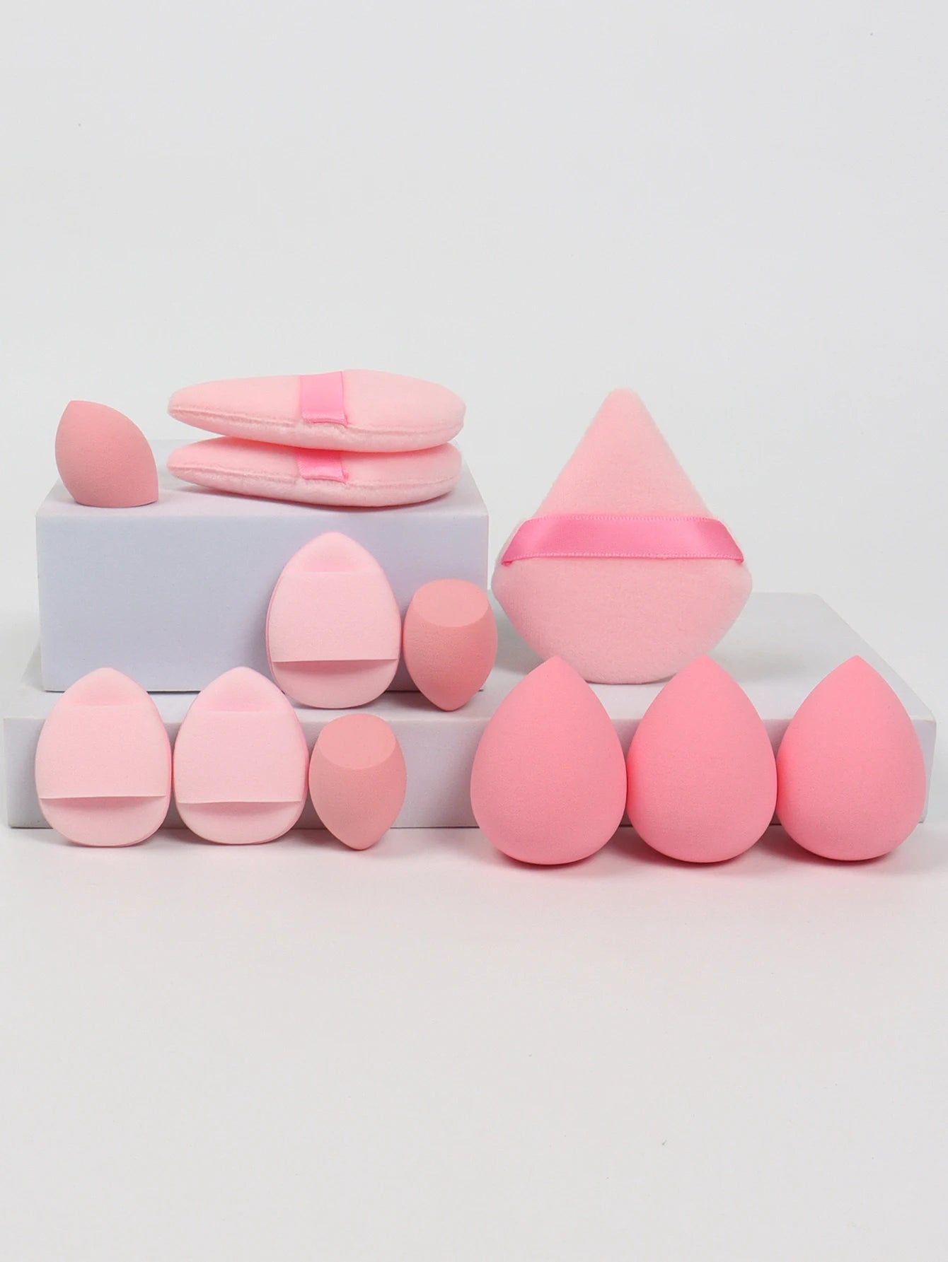 12-Piece Makeup Sponge Set – Multi-Use Beauty Blenders & Powder Puffs - Lylamor.com