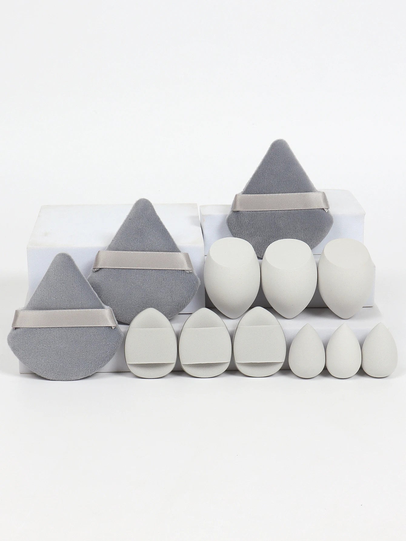 12-Piece Makeup Sponge Set – Multi-Use Beauty Blenders & Powder Puffs