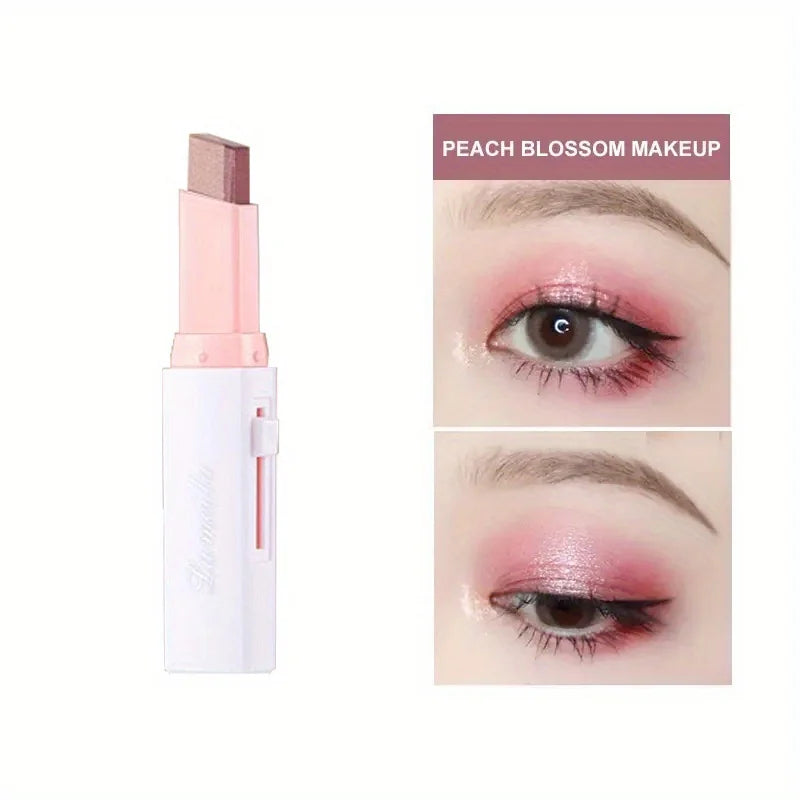 2-Color Gradient Eyeshadow Stick – Smudge-Proof & Effortless Blending - Lylamor.com