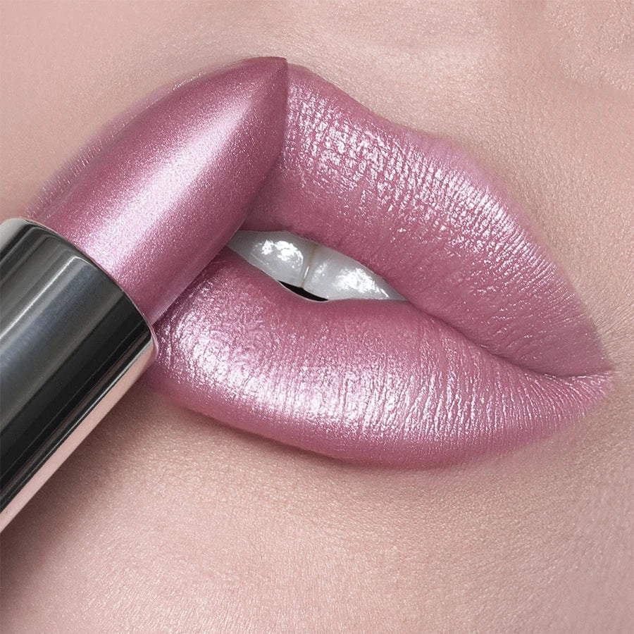 21-Color Bold Glitter & Metallic Lipstick Set – Pearlescent Matte Lip Tint