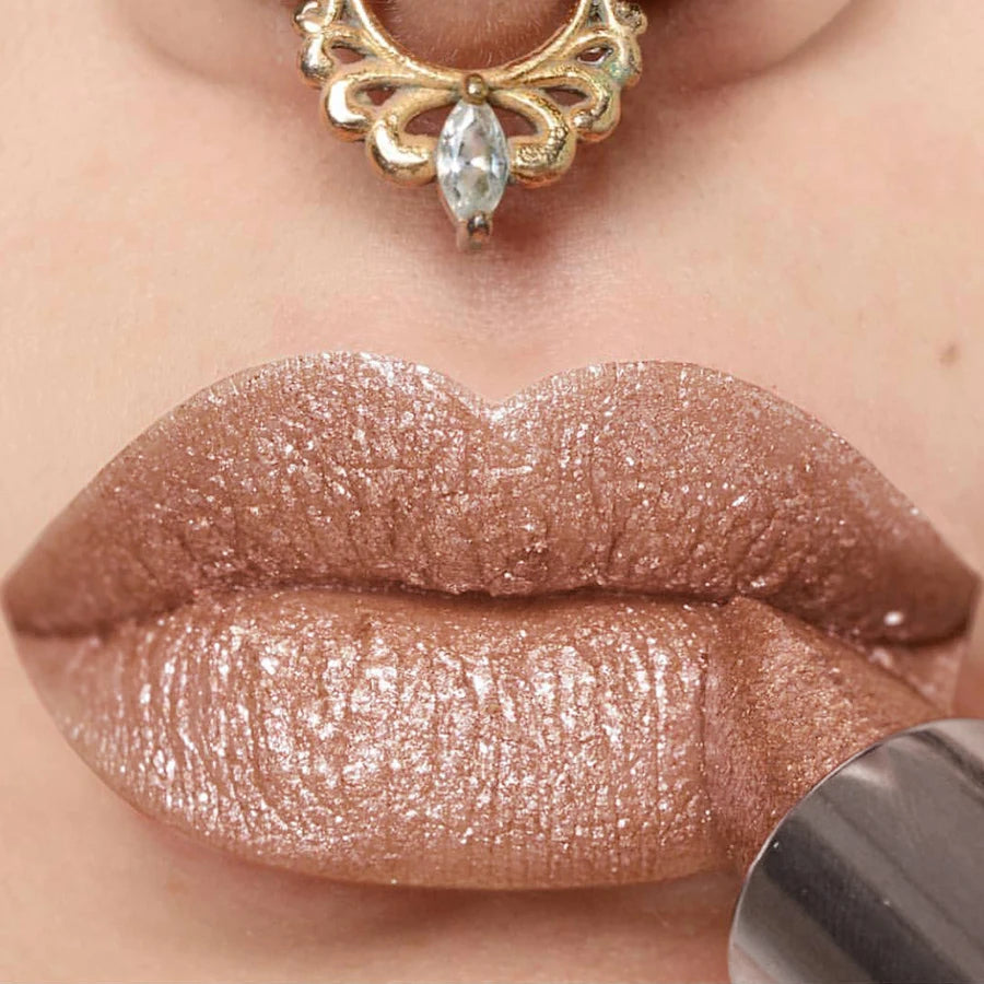 21-Color Bold Glitter & Metallic Lipstick Set – Pearlescent Matte Lip Tint
