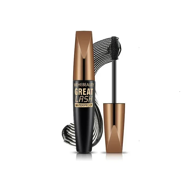 5D Waterproof Mascara – Lengthening & Volumizing Black Silk Fiber Formula - Lylamor.com