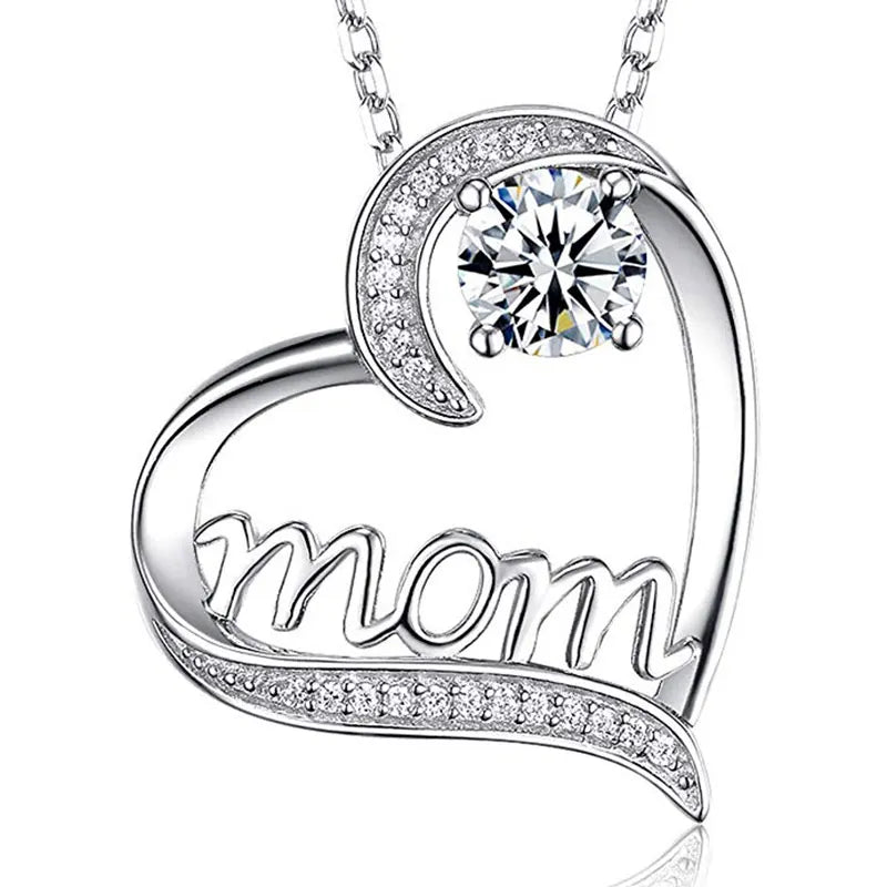 Huitan Mother's Day Necklace – Floral Pendant Jewelry for Mom - Lylamor.com