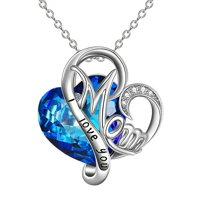 Huitan Mother's Day Necklace – Floral Pendant Jewelry for Mom - Lylamor.com