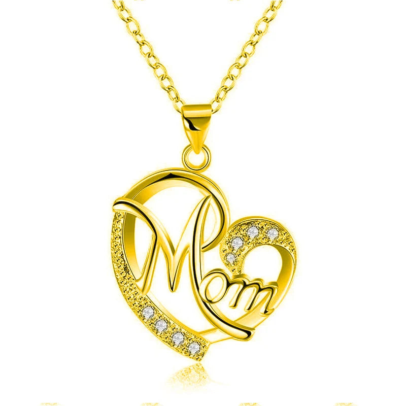 Huitan Mother's Day Necklace – Floral Pendant Jewelry for Mom - Lylamor.com