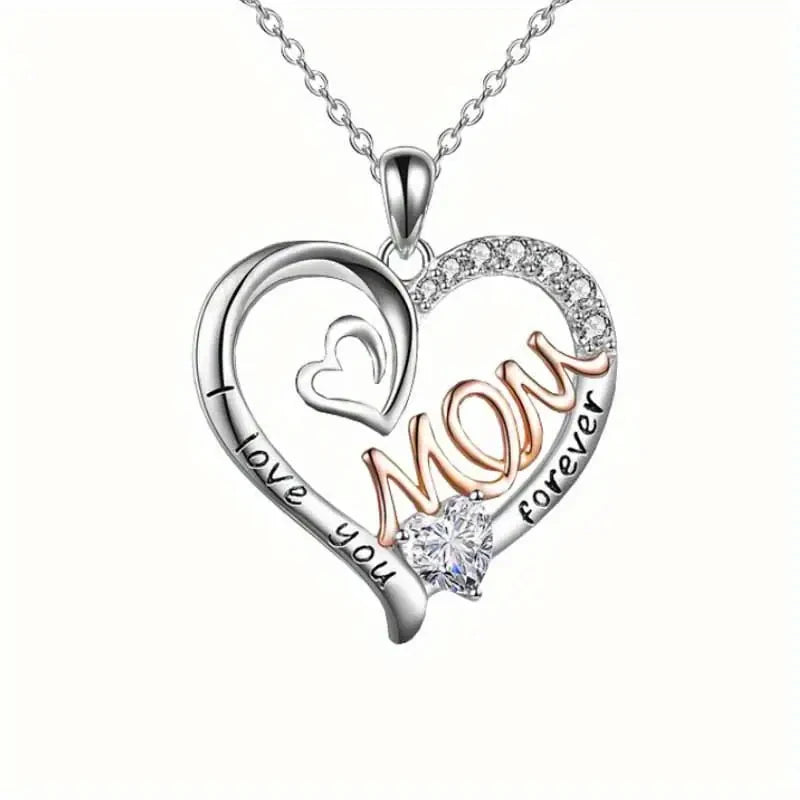 Huitan Mother's Day Necklace – Floral Pendant Jewelry for Mom - Lylamor.com