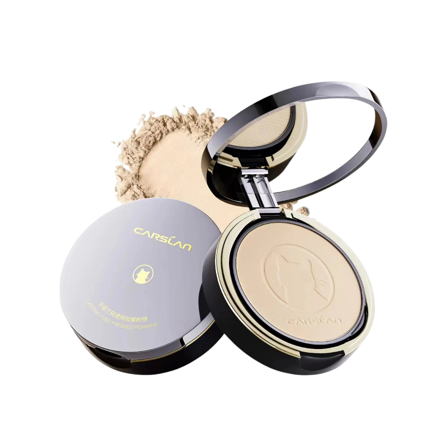 CARSLAN 24H Oil Control Pressed Powder Matte Waterproof Face Makeup - Lylamor.com