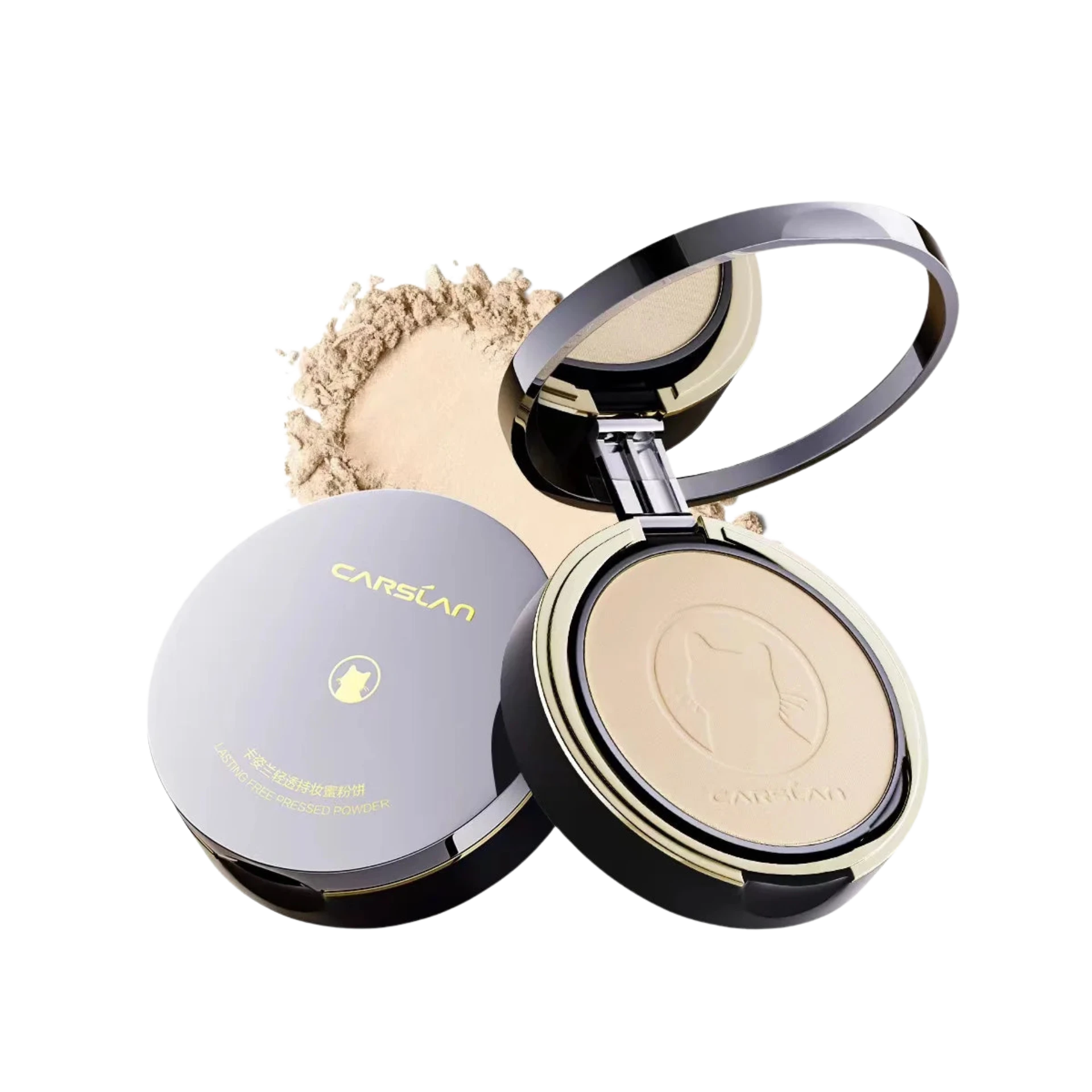 CARSLAN 24H Oil Control Pressed Powder Matte Waterproof Face Makeup - Lylamor.com