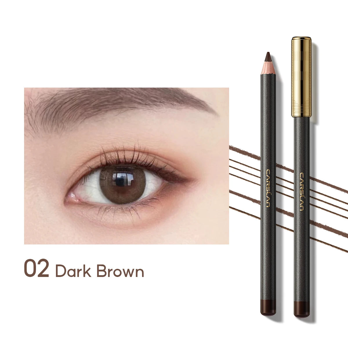 CARSLAN Long-Lasting Eyeliner Pencil – Waterproof & Smudge-Proof - Lylamor.com