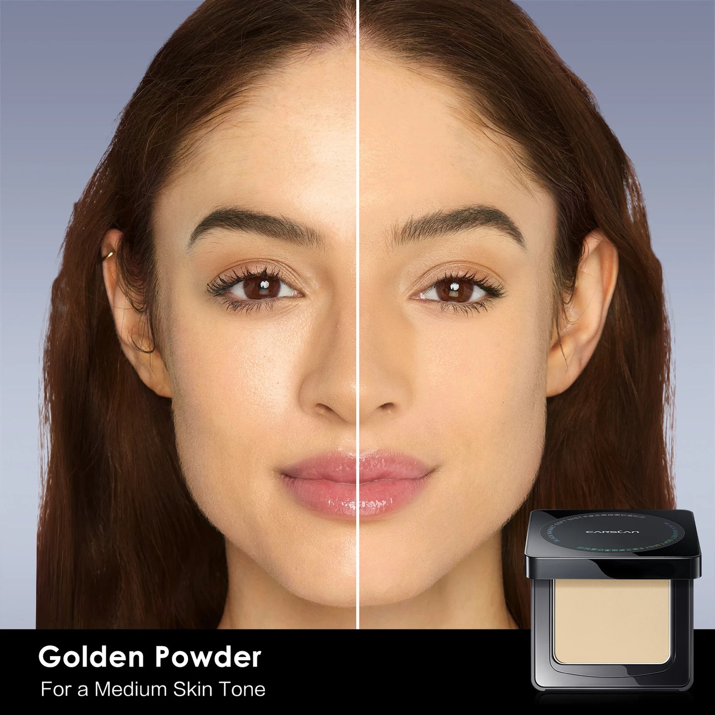 CARSLAN Stay Matte Pressed Powder – 24H Oil Control & Long-Lasting - Lylamor.com