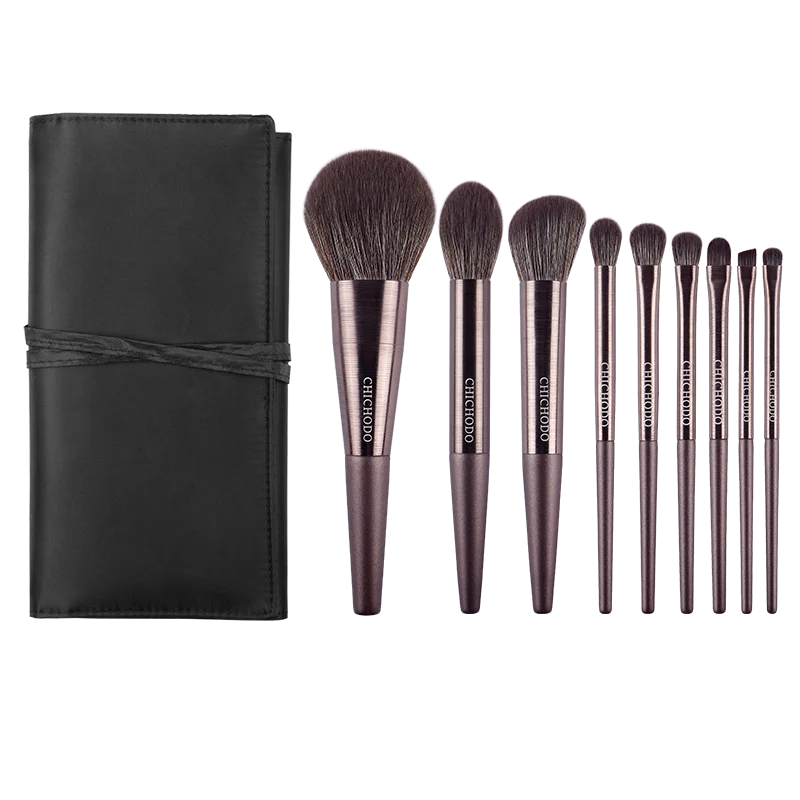 CHICHODO Violet 9pcs Professional Makeup Brush Set - Lylamor.com