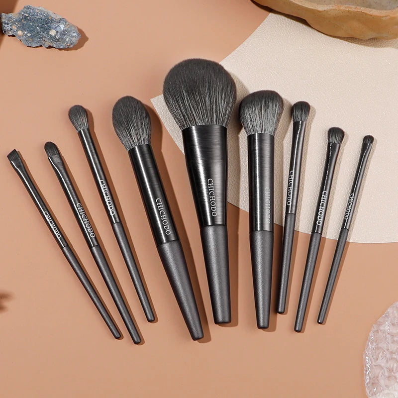 CHICHODO Violet 9pcs Professional Makeup Brush Set - Lylamor.com