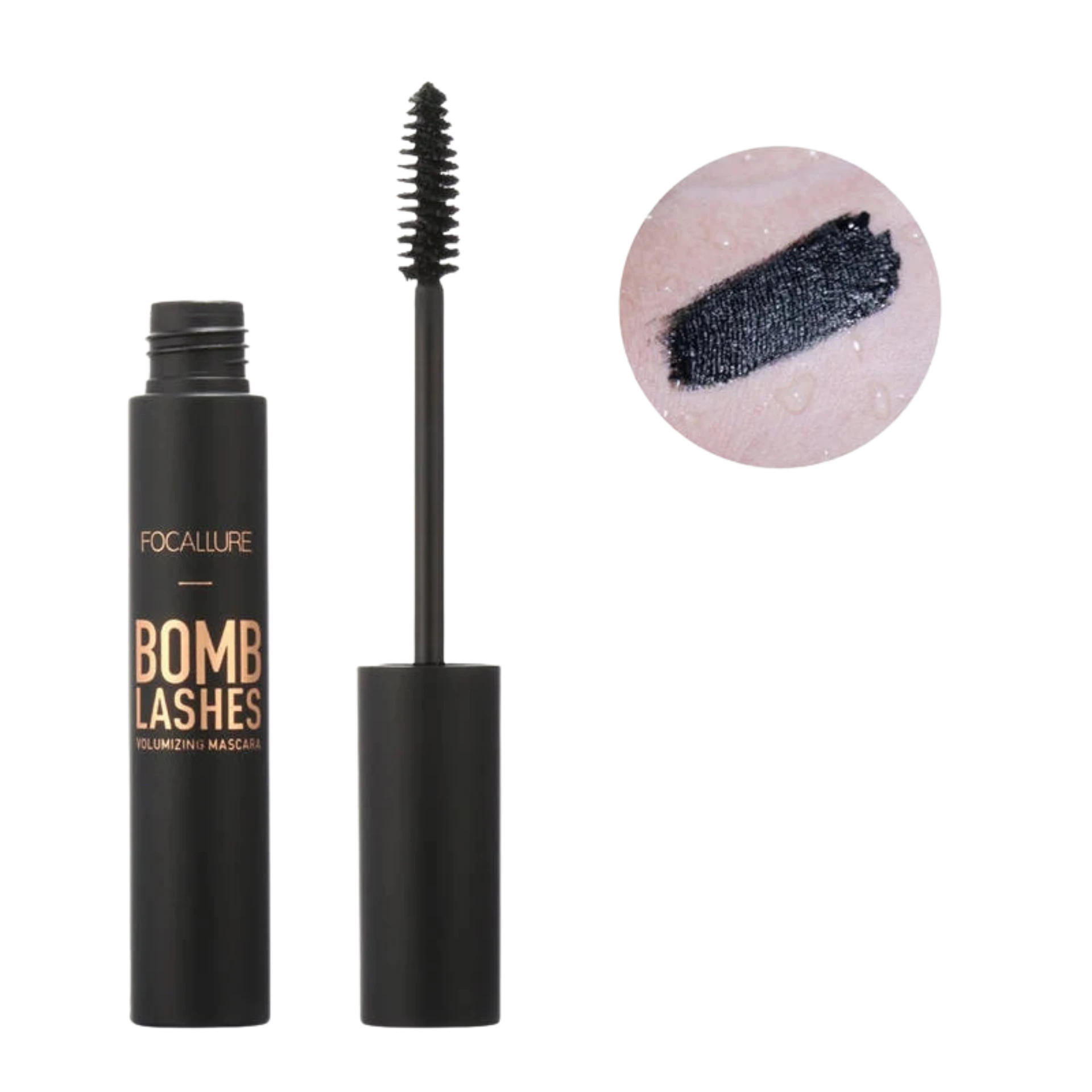 FOCALLURE 3D Black Mascara – Waterproof, Volume & Lengthening Curl Effect - Lylamor.com