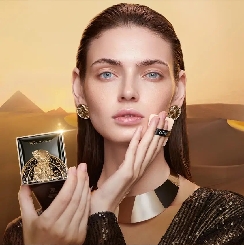 ZEESEA Egypt Collection 3-Color Pressed Face Powder – Matte, Oil Control, Long Lasting - Lylamor.com