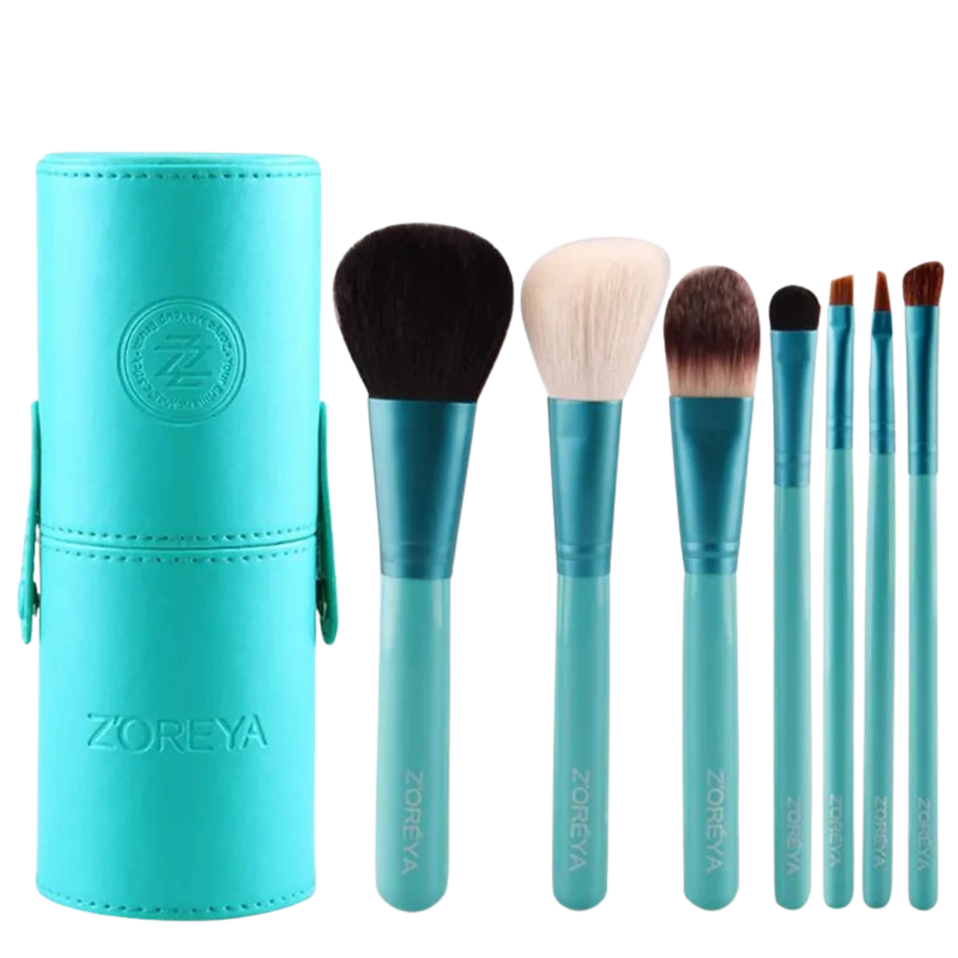 Zoreya 7pcs Natural Goat Hair Brush Tool Set - Lylamor.com