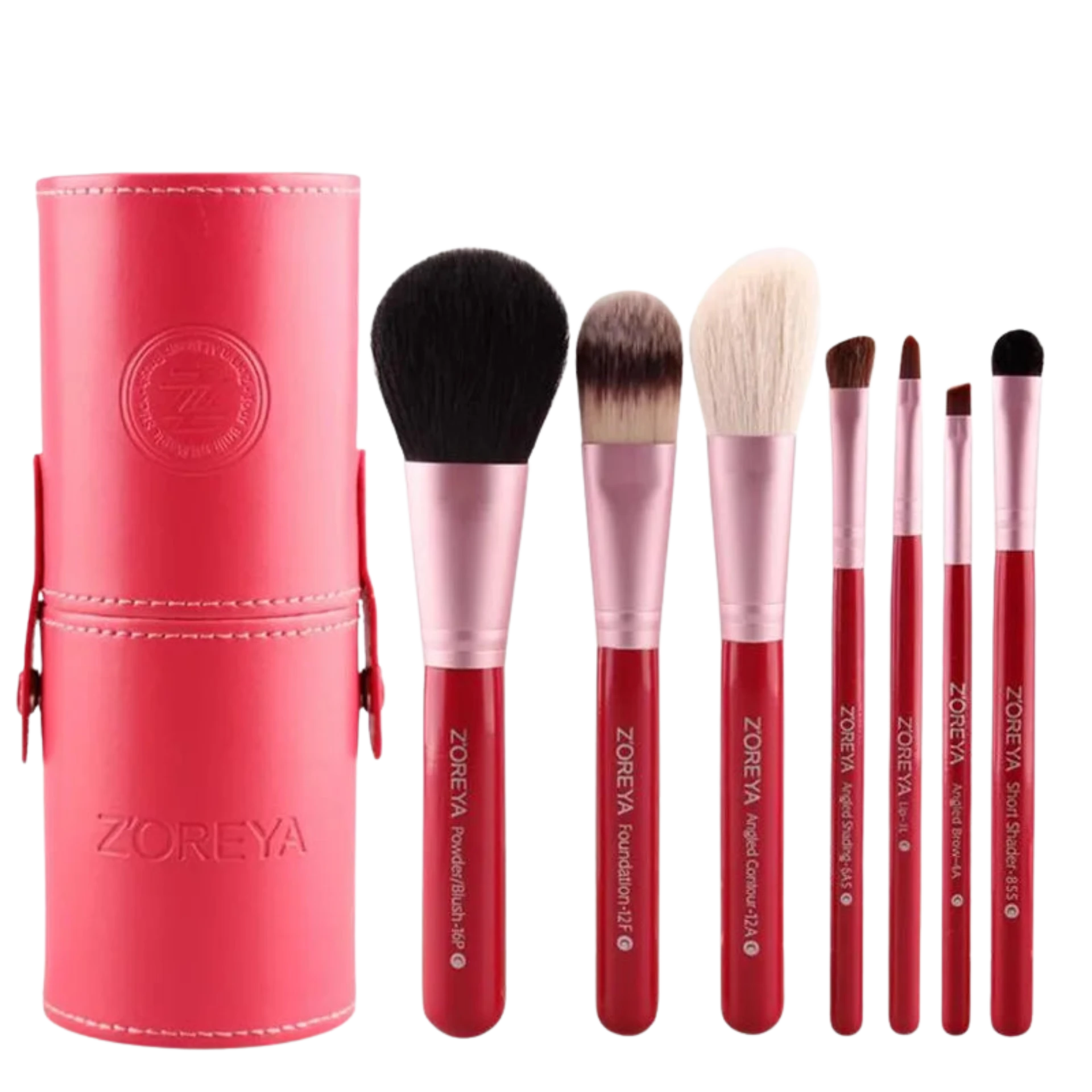 Zoreya 7pcs Natural Goat Hair Brush Tool Set - Lylamor.com