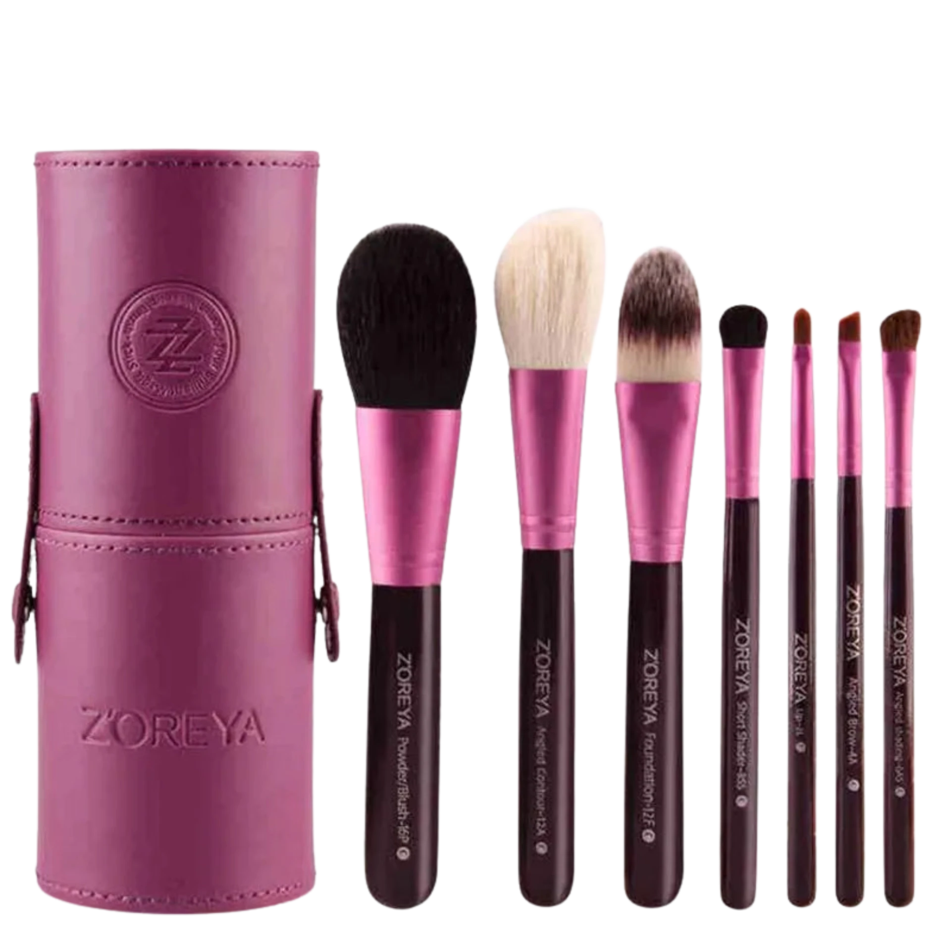 Zoreya 7pcs Natural Goat Hair Brush Tool Set - Lylamor.com